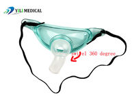 Máscara de nebulizador de traqueostomia PE inodoro, 360 rotação de máscara de venturi para traqueia