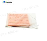 Kit de Prática de Sutura do Estudante, almofada de ferida elástica de silicone para cirurgia