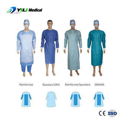 Vestido de isolamento anti-estático não tecido não tóxico para cirurgia