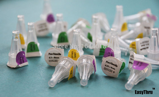Pen de insulina estéril e indolor Segurança da agulha Durabilidade comprimento 4 mm-12 mm